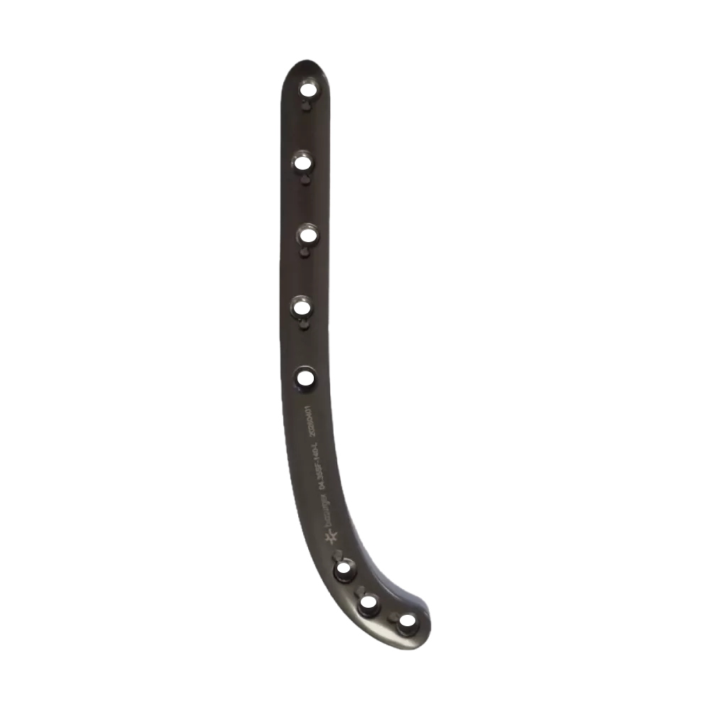 Placa bloqueada poliaxial supracondilar f&eacute;mur 3.5 mm. 140 mm. Izda