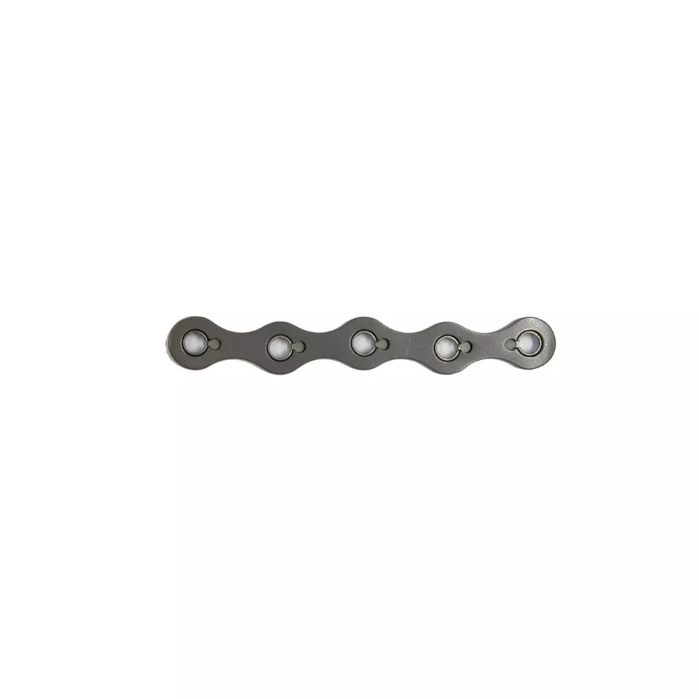 Placa bloqueada poliaxial 5 orificios 3.5 mm. Longitud 80 mm