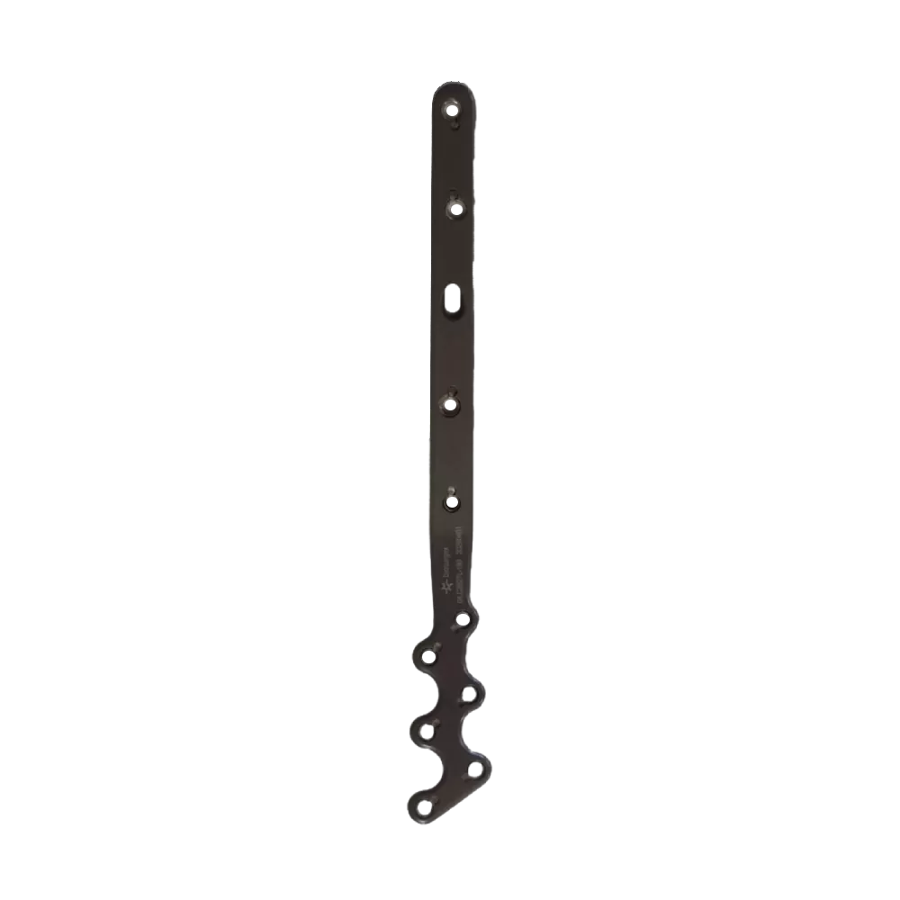 Placa para panartrodesis de carpo dorsal 3.5-2.7 190 mm. Izquierda