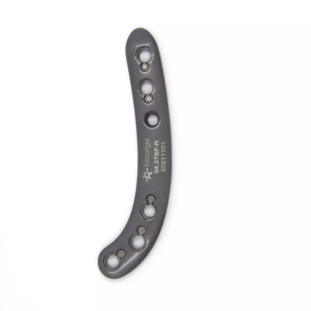 Placa bloqueada poliaxial supracondilar f&eacute;mur 2.7-2.4 mm. Dcha