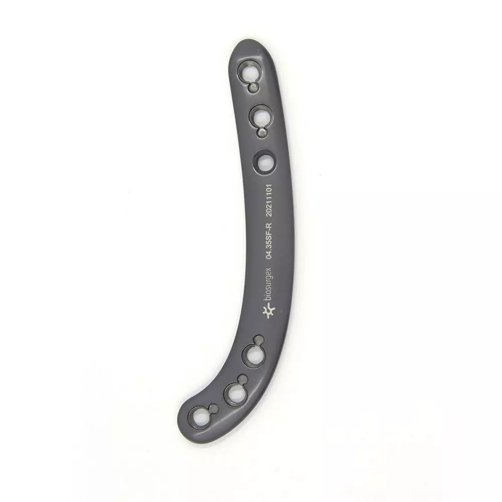 Placa bloqueada poliaxial supracondilar f&eacute;mur 3.5 mm. Dcha